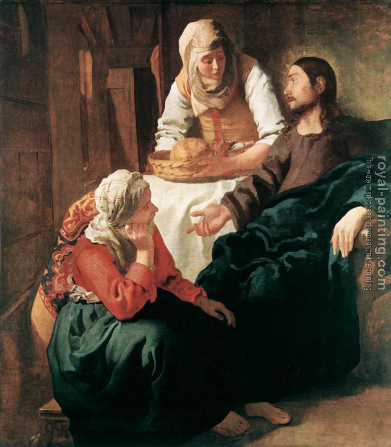 Jan Vermeer : Christ in the House of Martha and Mary